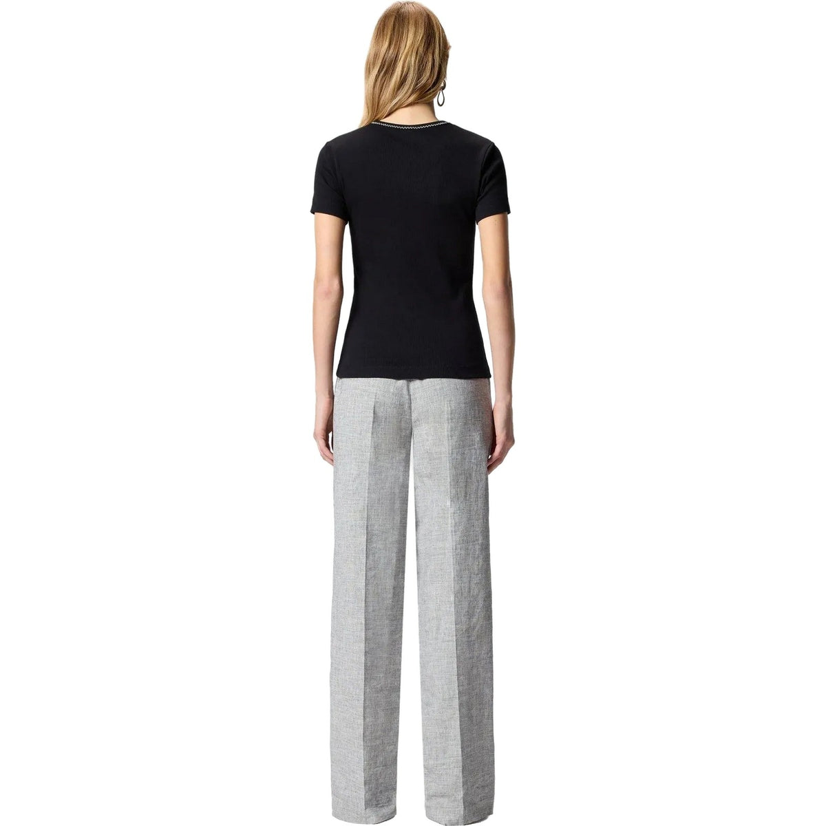 T-shirt Donna Pinko - Brugherio T-Shirt Costina Logo - Nero