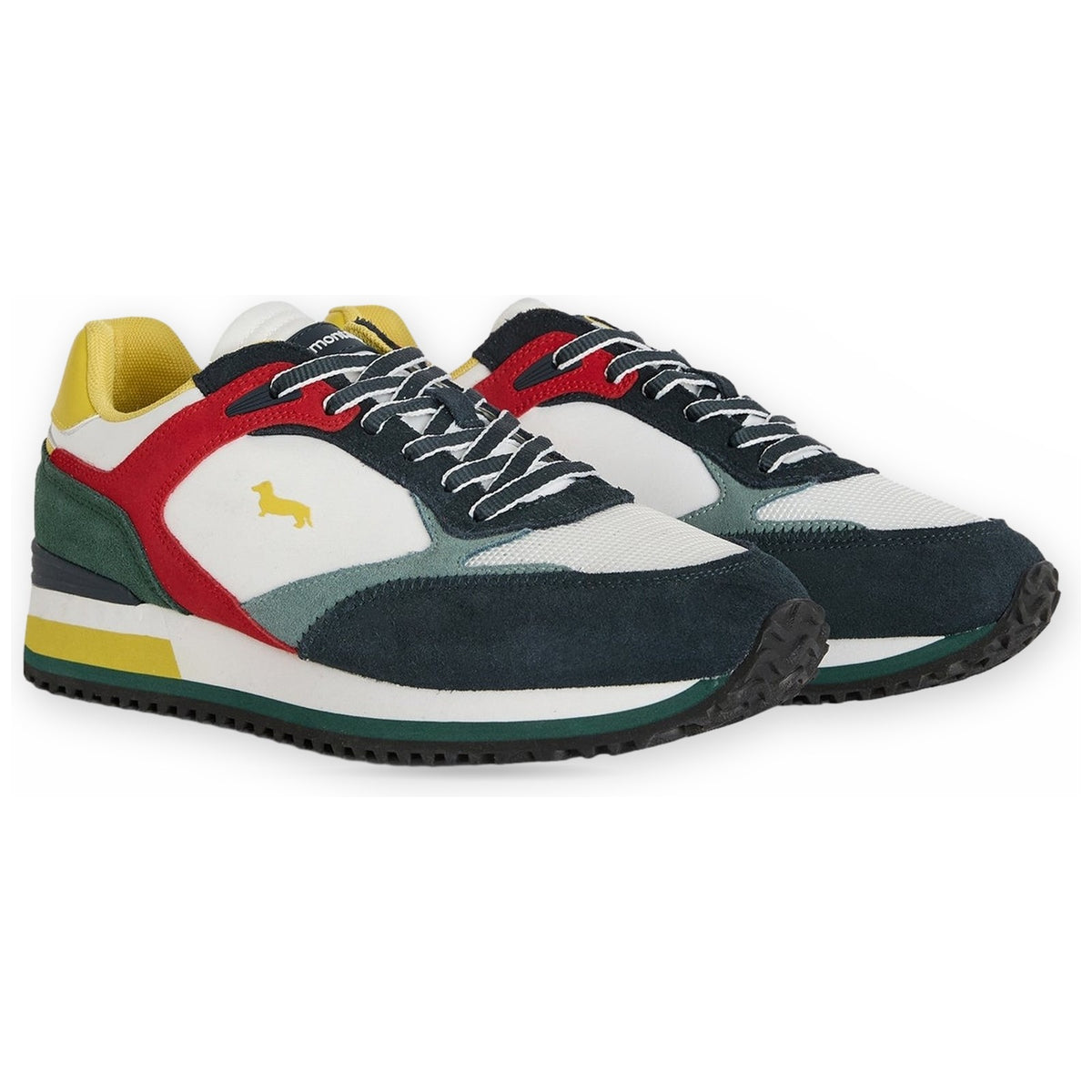 Sneaker Uomo Harmont & Blaine - Scarpa Uomo Camoscio - Tex Fabric - Multicolore