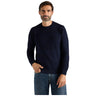 Maglioni Uomo Harmont & Blaine - Paricollo 3D Unito + Stampa HRR962030277 - Blu Navy