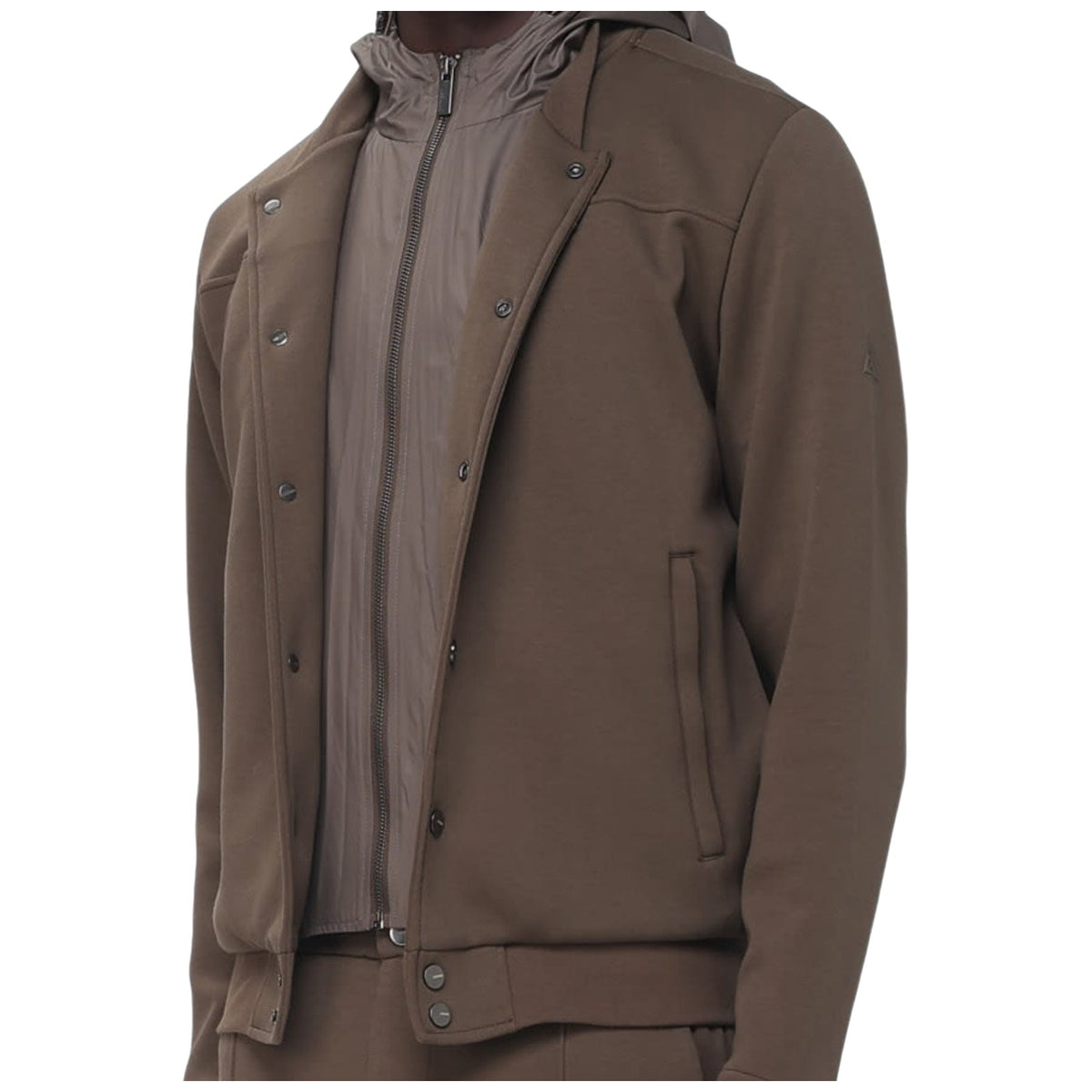 Giubbotti Uomo Heskimo - Bomber Pettorina Cappuccio Interlock - Testa di Moro