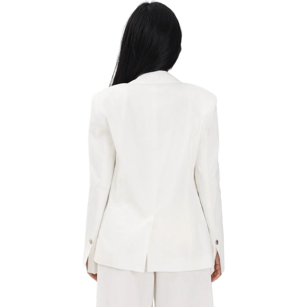 Giacche Donna Pinko - Freda Giacca Lino Stretch - Bianco