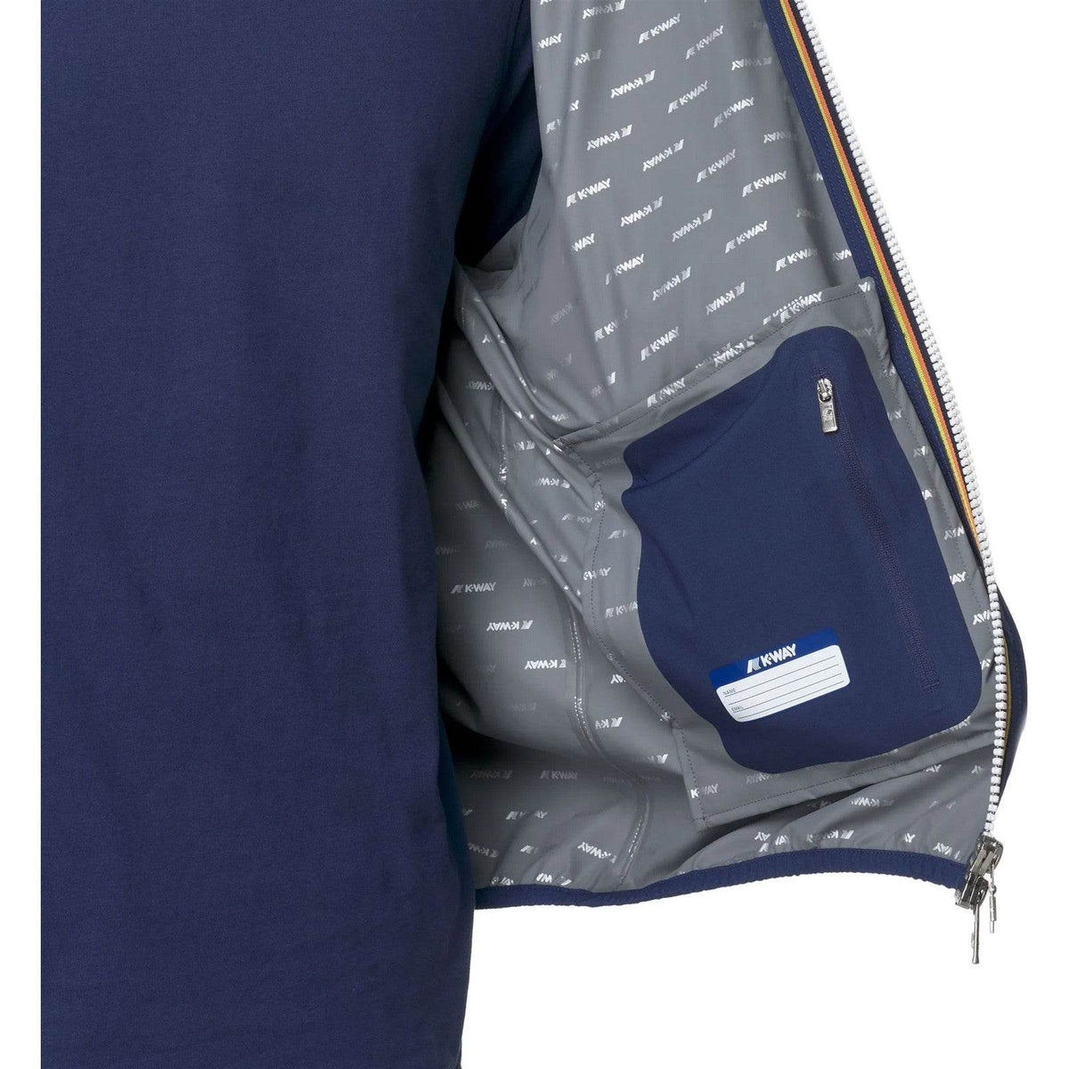 Giubbotti Uomo K-Way - Jack Eco Stretch Dot - Blu-Gianni Foti