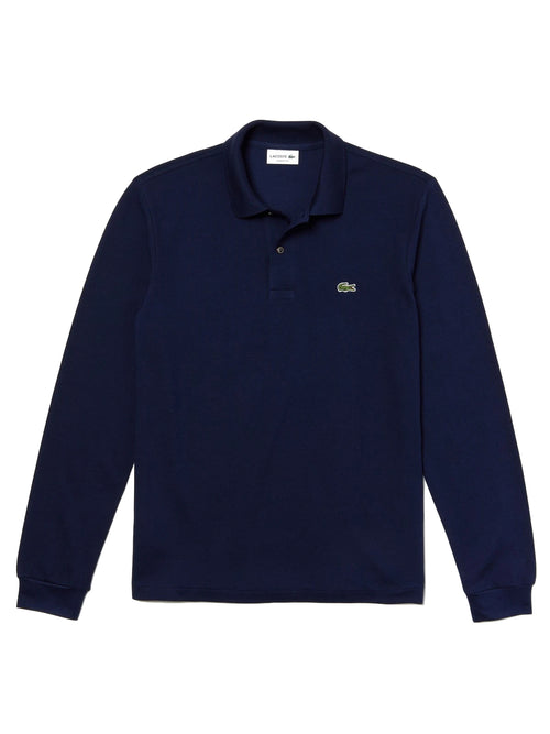 Polo Uomo Lacoste - Polo Basic Manica Lunga - Blu