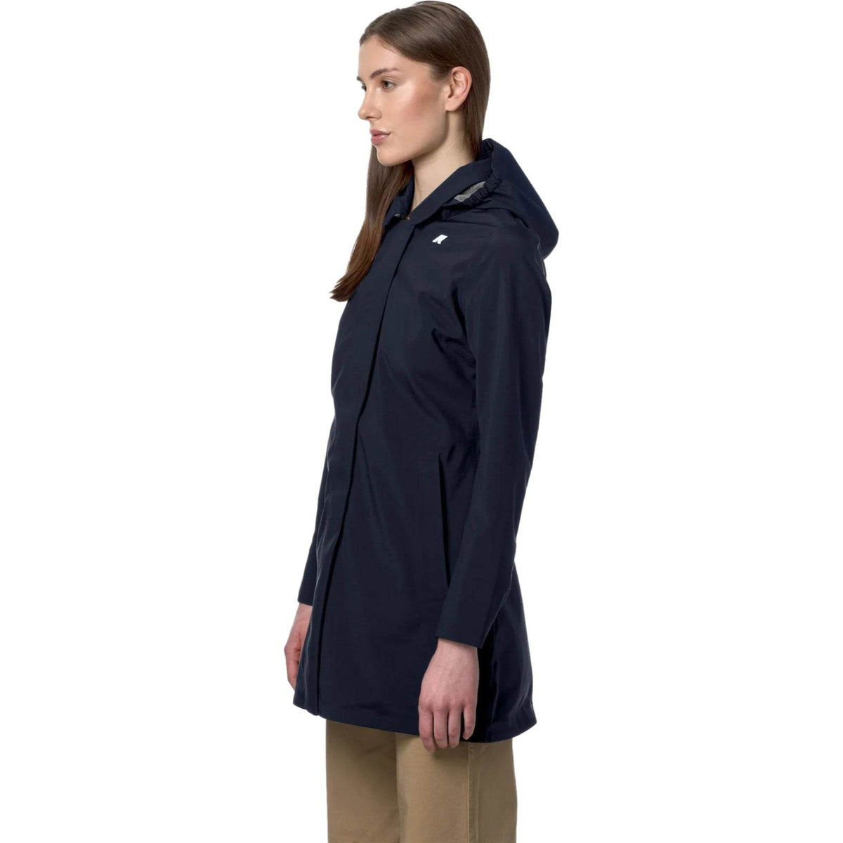 Giubbotti Donna K-Way - Mathy Bonded Jersey V - Blu-Gianni Foti