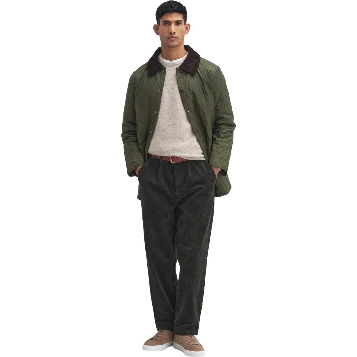 Giubbotti Uomo Barbour - Heritage Liddesdale Quilt - Verde