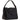 Borse a spalla Donna Pinko - Leaf Hobo Big Vitello Morbido - Nero - Gianni Foti