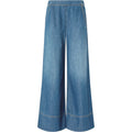 Pantaloni Donna Pinko - Spiaggia Pantalone Light Denim - Blu