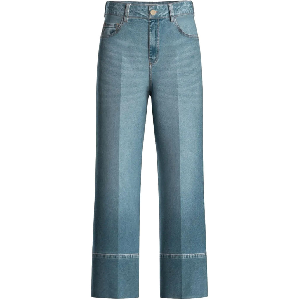 Pantaloni Donna Emme - Pantalone in denim - Blu-Gianni Foti