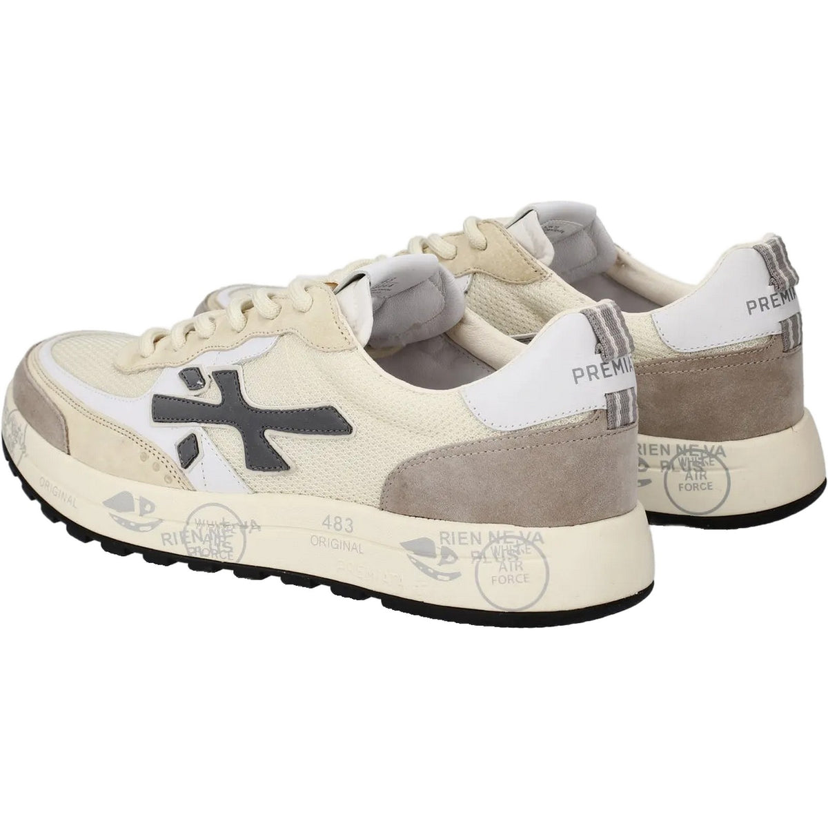Sneaker Uomo Premiata - Nous - Beige-Gianni Foti