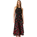 Vestiti da sera e cerimonia Donna Twinset - Abito Lungo Scollo Americana - Rosso