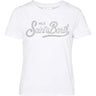 T-shirt Donna Mc2 Saint Barth - Cotton Crew Neck T-Shirt - Bianco