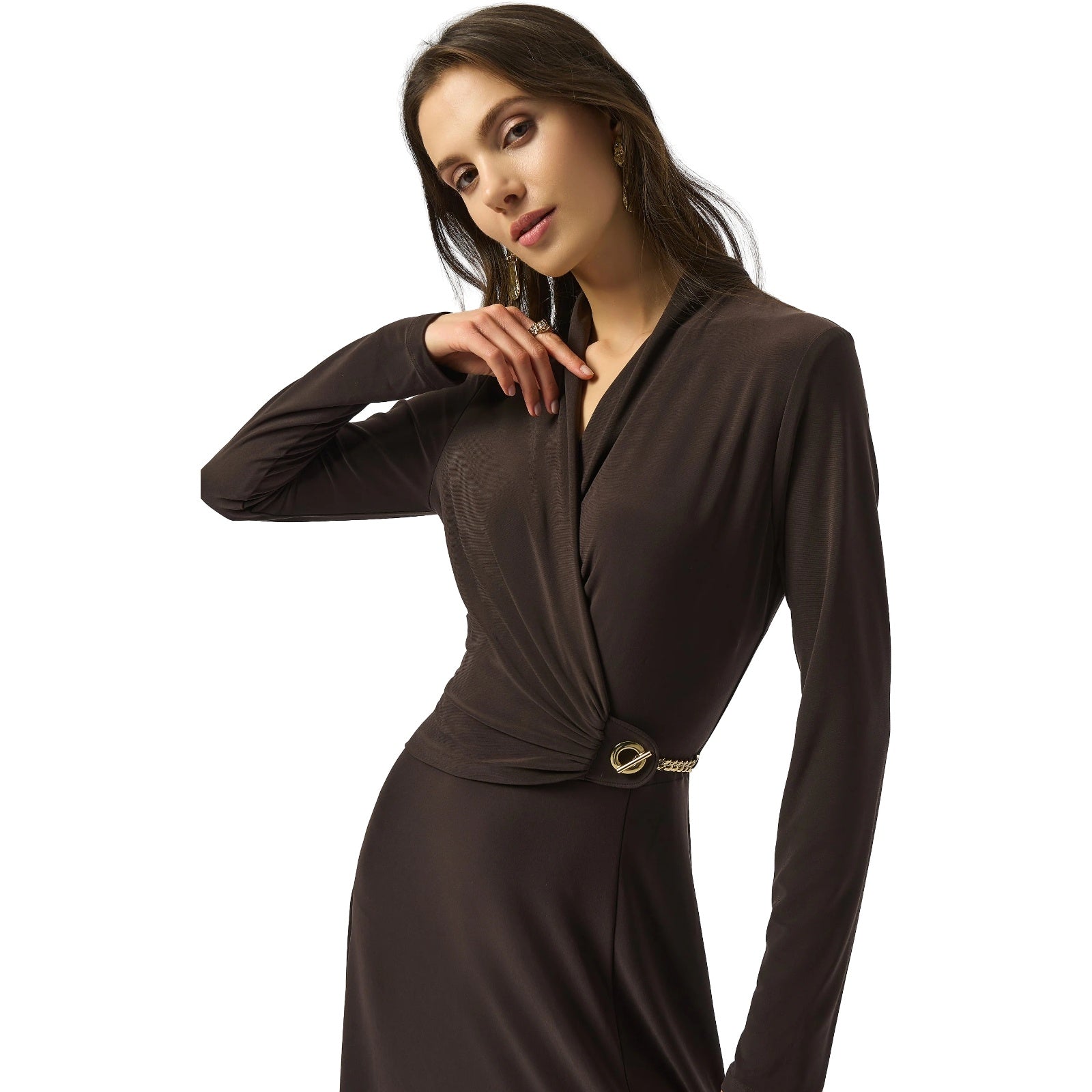 Vestiti da sera e cerimonia Donna Joseph Ribkoff - LDS Dress - Marrone