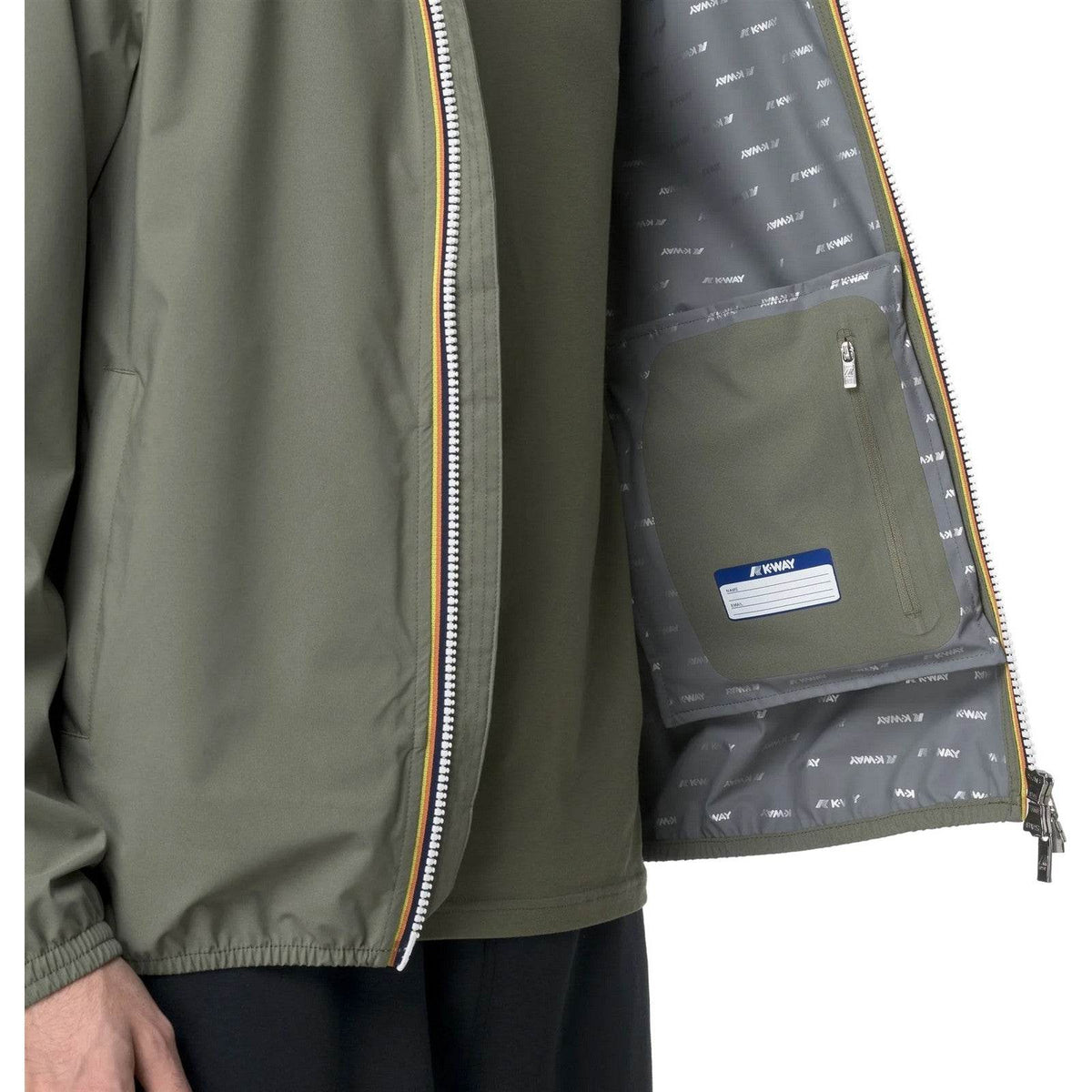 Giubbotti Uomo K-Way - Jack Eco Stretch Dot - Verde-Gianni Foti