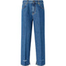 Pantaloni Donna Pinko - Lovely Loose Soft Ocean Denim - Blu