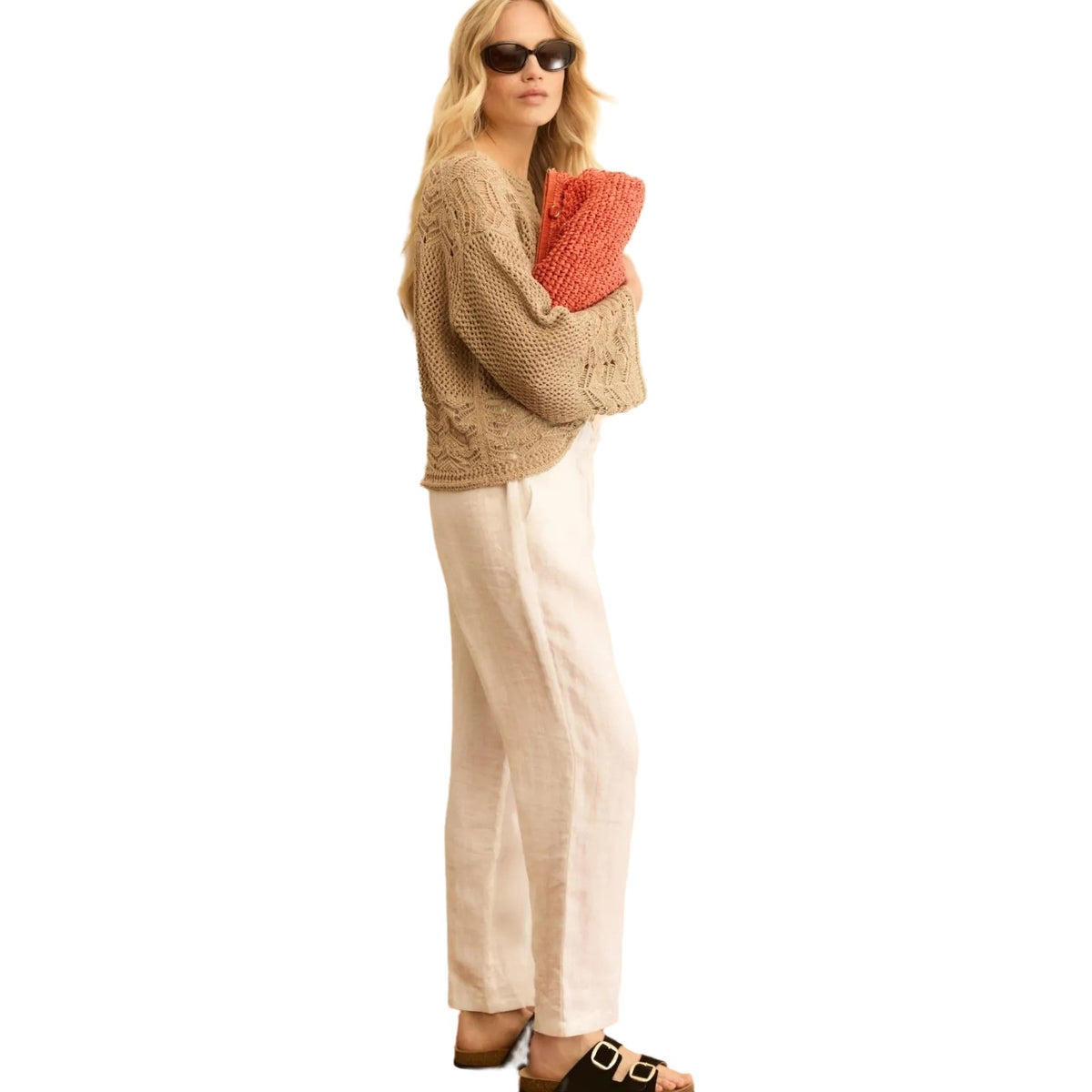 Pantaloni Donna Emme - Pantalone - Bianco-Gianni Foti