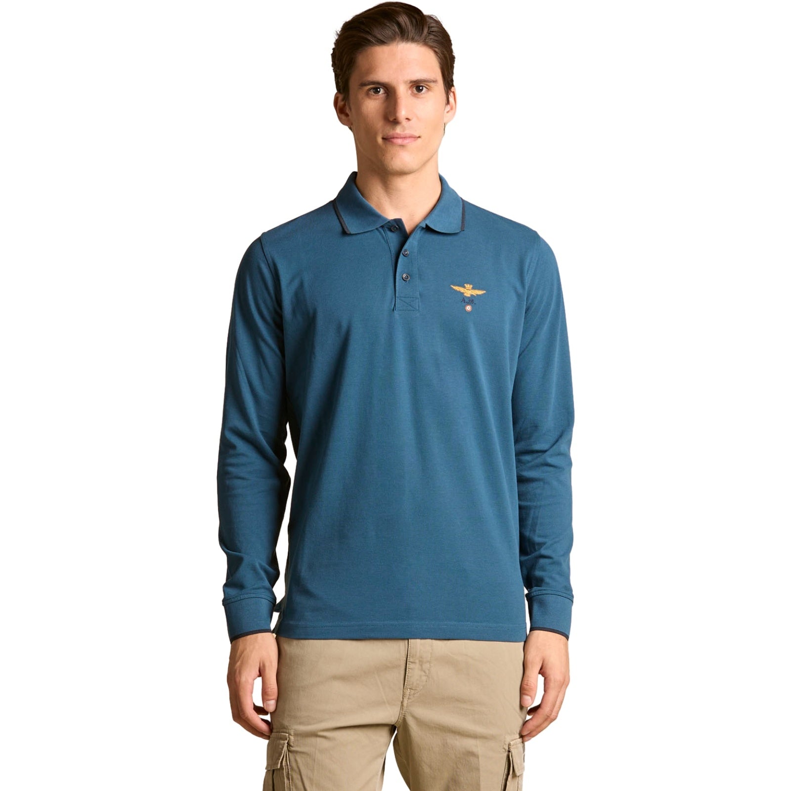 Polo a manica lunga Uomo Aeronautica Militare - Polo Manica Lunga - Avio
