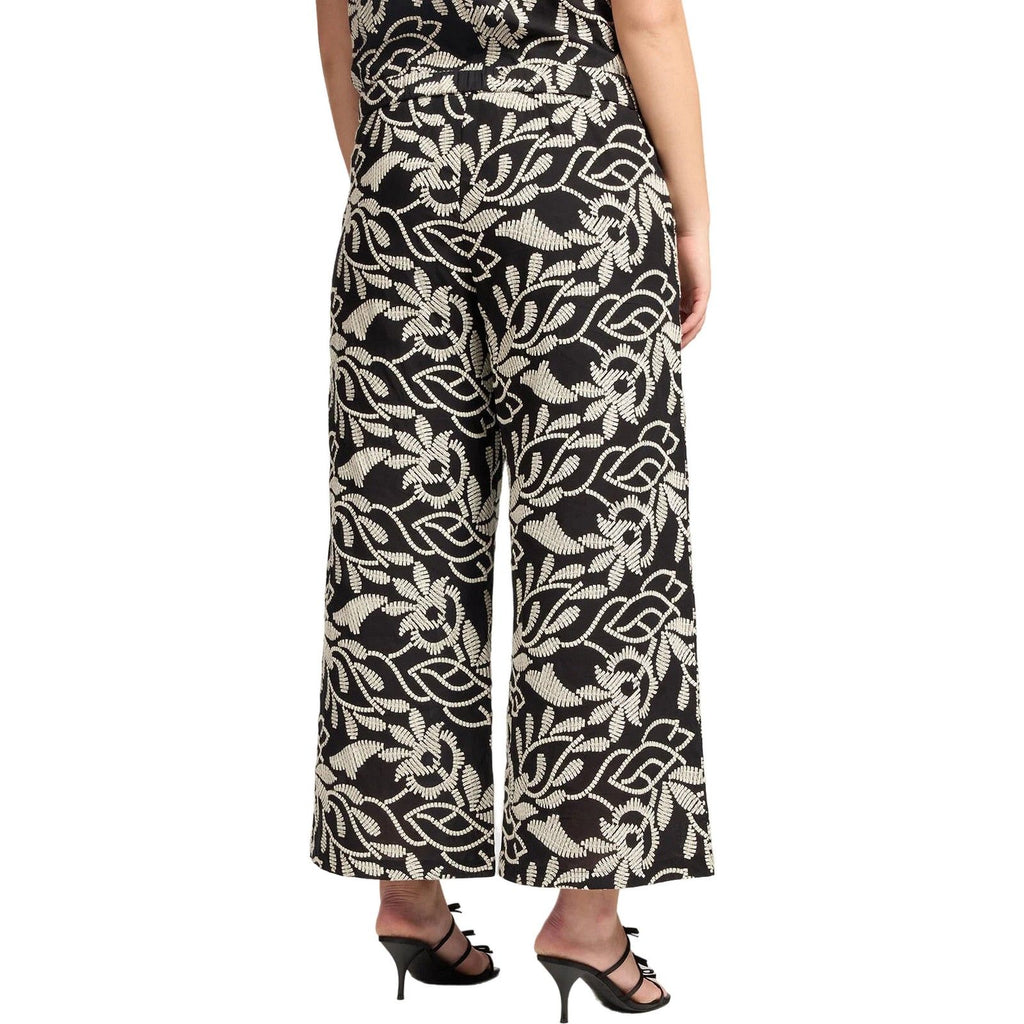 Pantaloni Donna Elena Miro' - Pantalone - Nero-Gianni Foti