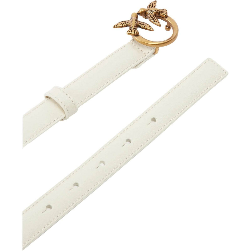 Cinture Donna Pinko - Love Berry H2 Belt Vitello Set - Bianco