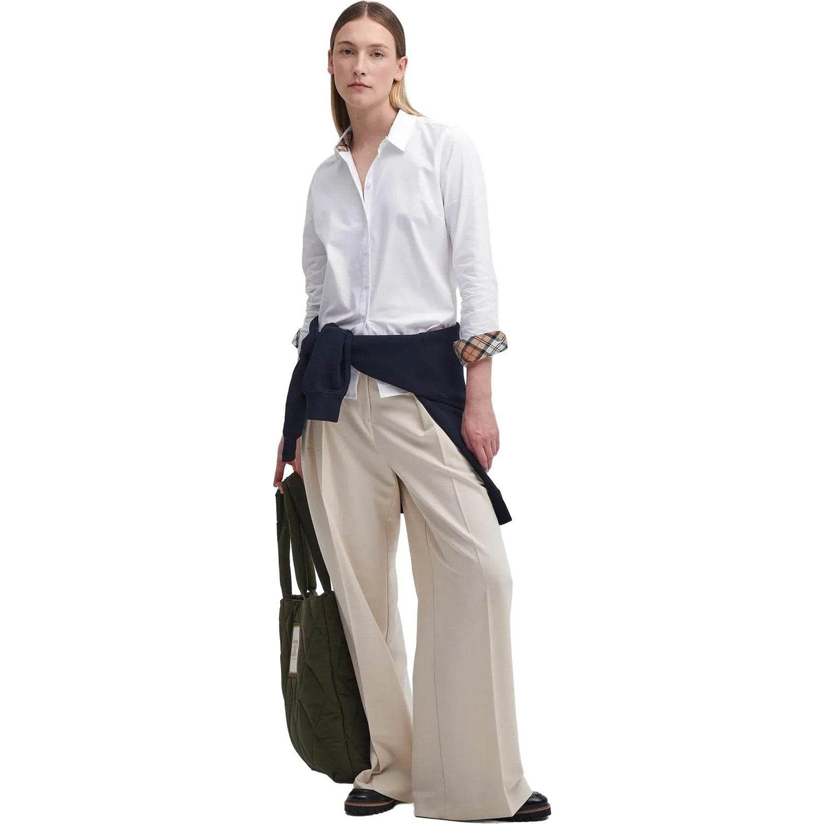 T-shirt Donna Barbour - Derwent Shirt - Bianco-Gianni Foti