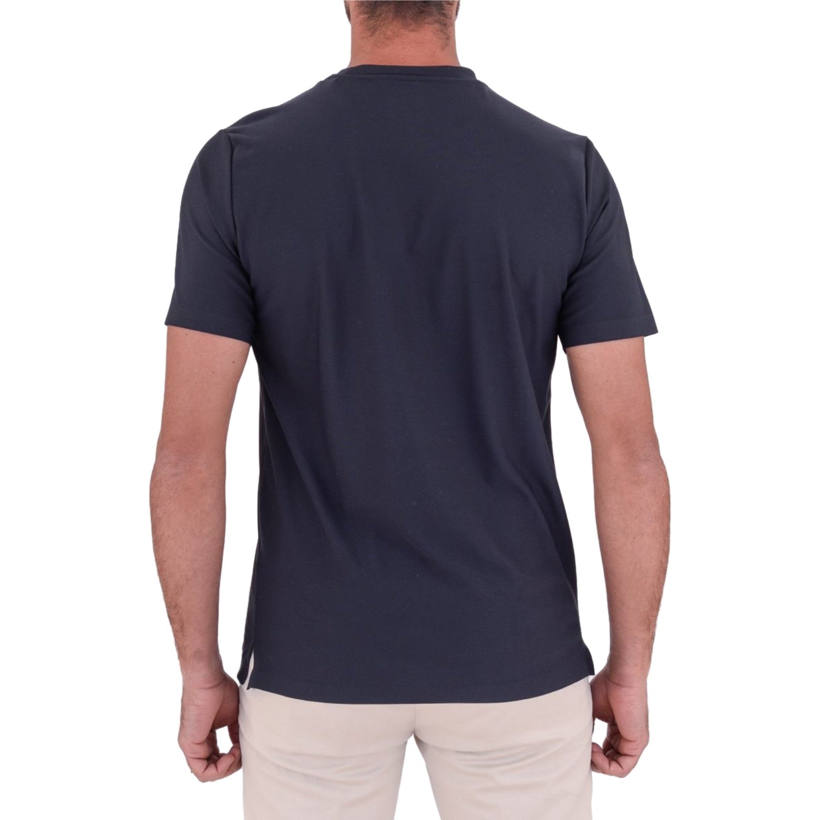 T-shirt Uomo Heskimo - T-Shirt Oxford 3D - Blu