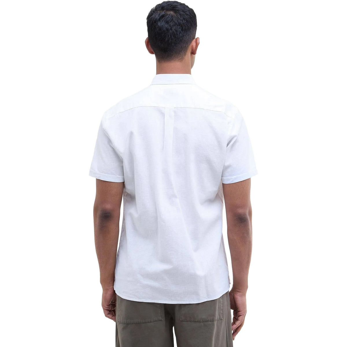 Camicie casual Uomo Barbour - Nelson S/S Summer Fit Shirt - Bianco
