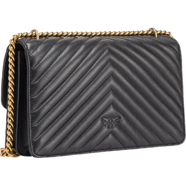 Borse a spalla Donna Pinko - Love One Classic Dc Sheep Napp - Nero di Pinko su Gianni Foti