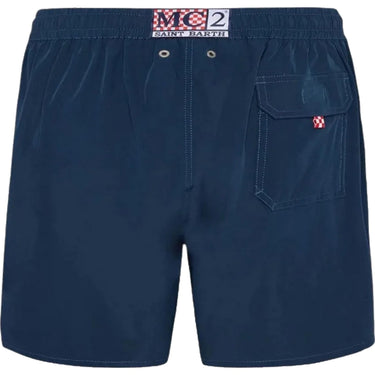 Pantaloncini e calzoncini Uomo Mc2 Saint Barth - Comfort Swimshort Made With Elastic Fabric - Blu