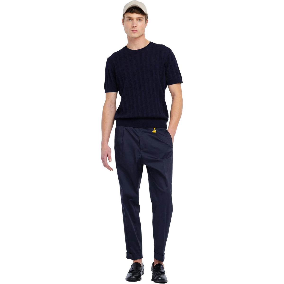 Pantaloni Uomo Manuel Ritz - Pantalone - Blu-Gianni Foti
