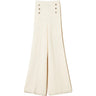 Pantaloni Donna Twinset - Pantalone In Maglia Bordi Crochet - Beige