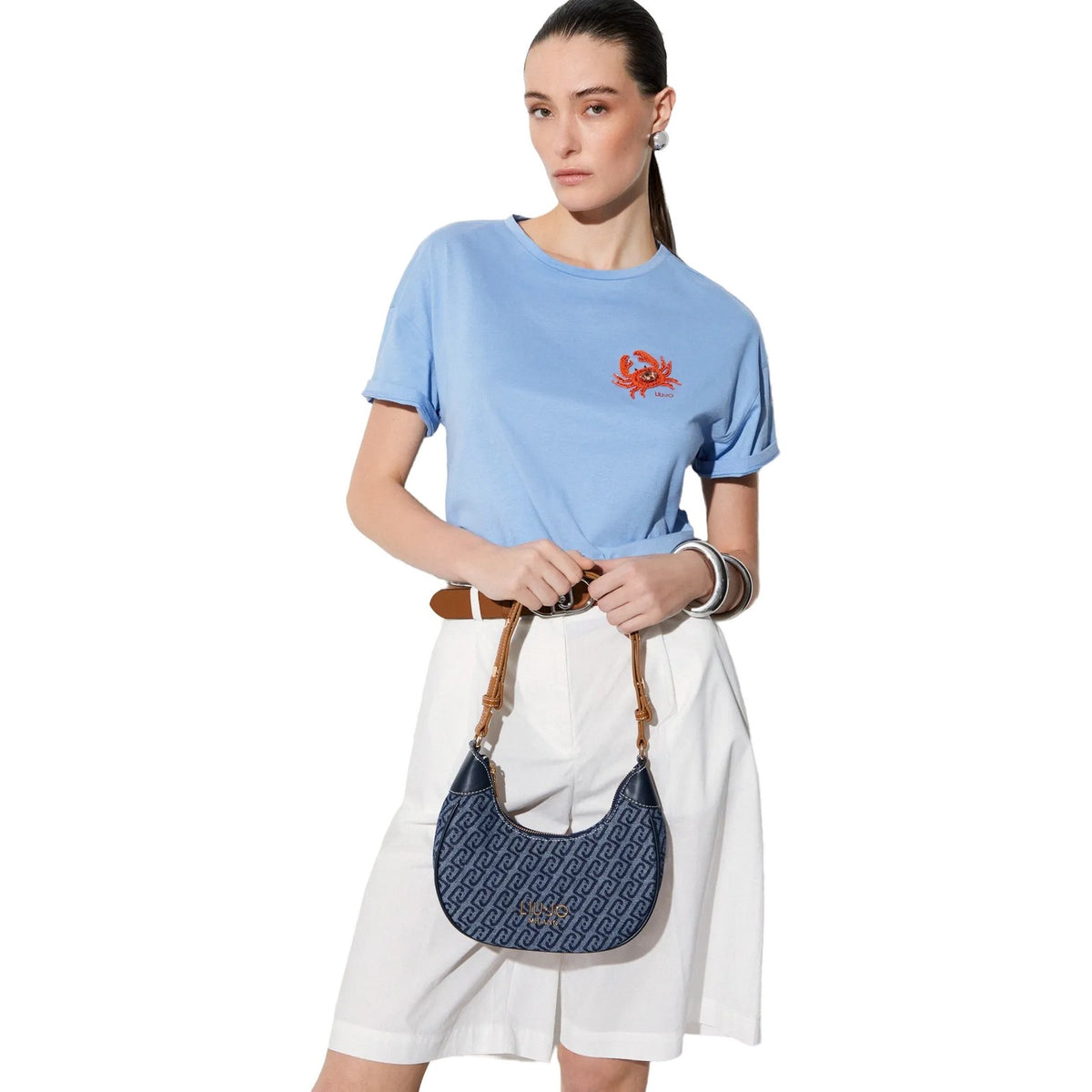 T-shirt Donna Liu Jo - T-Shirt - Blu-Gianni Foti