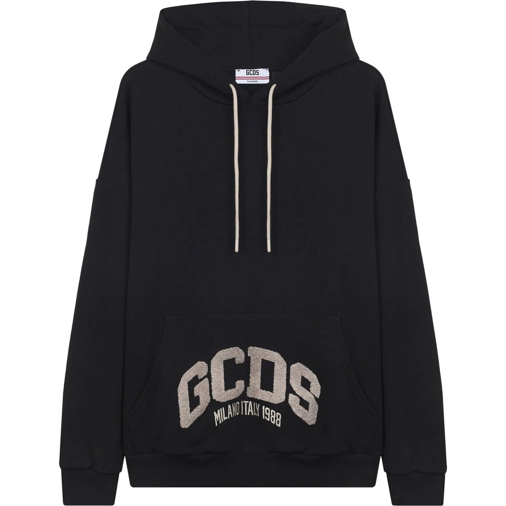 Felpe con cappuccio Uomo Gcds - Logo Lounge Hoodie - Nero
