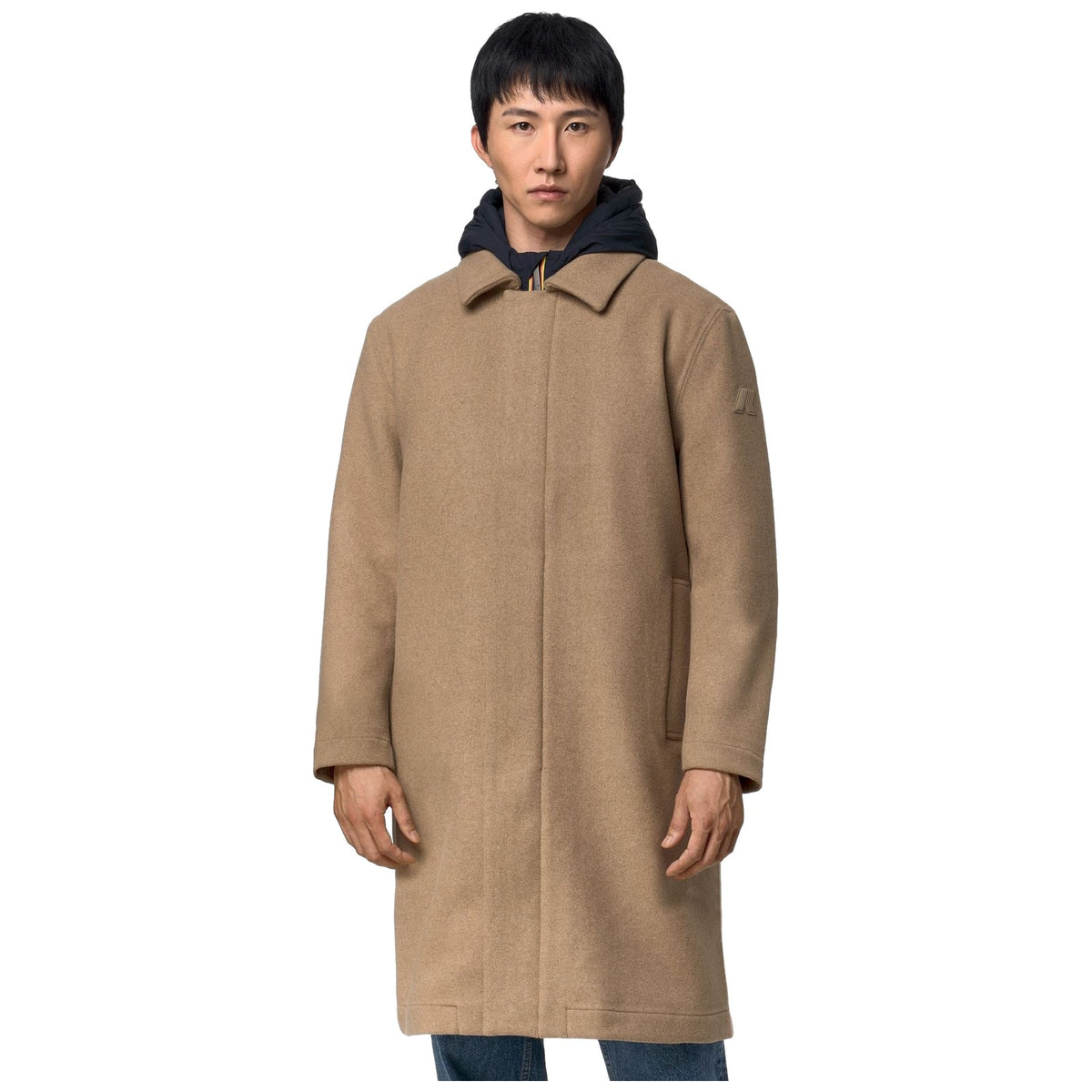 Giubbotti Uomo K-Way - Poirol Wool Nylon - Beige