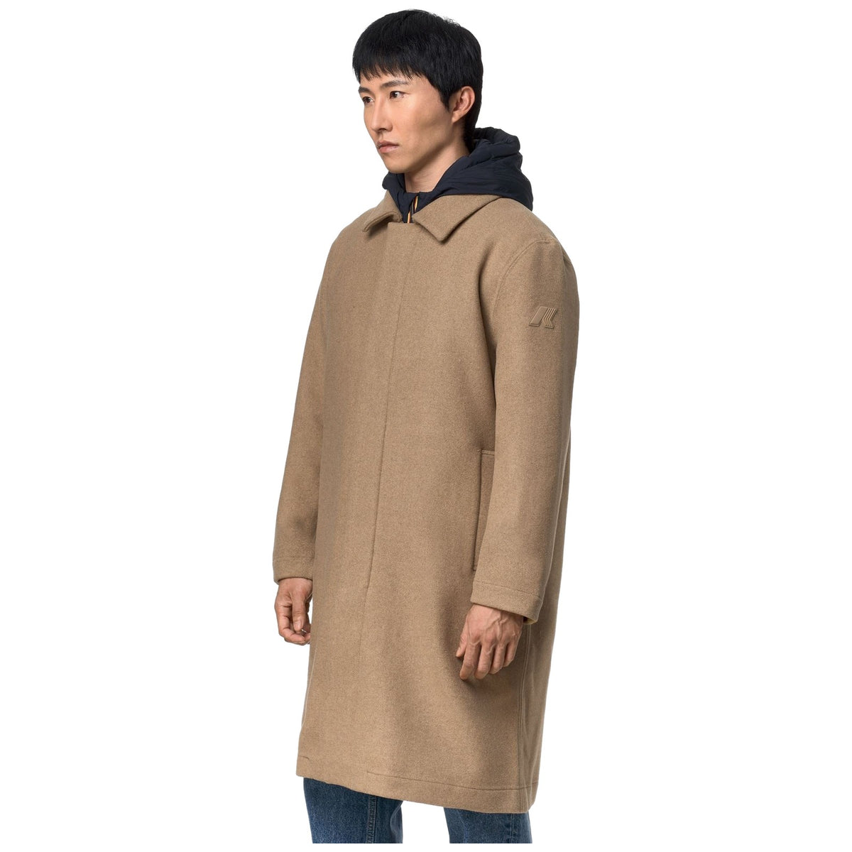 Giubbotti Uomo K-Way - Poirol Wool Nylon - Beige