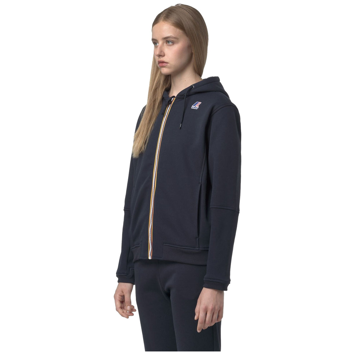 Felpe con cappuccio Uomo K-Way - Prosper Brushed Pc - Blu