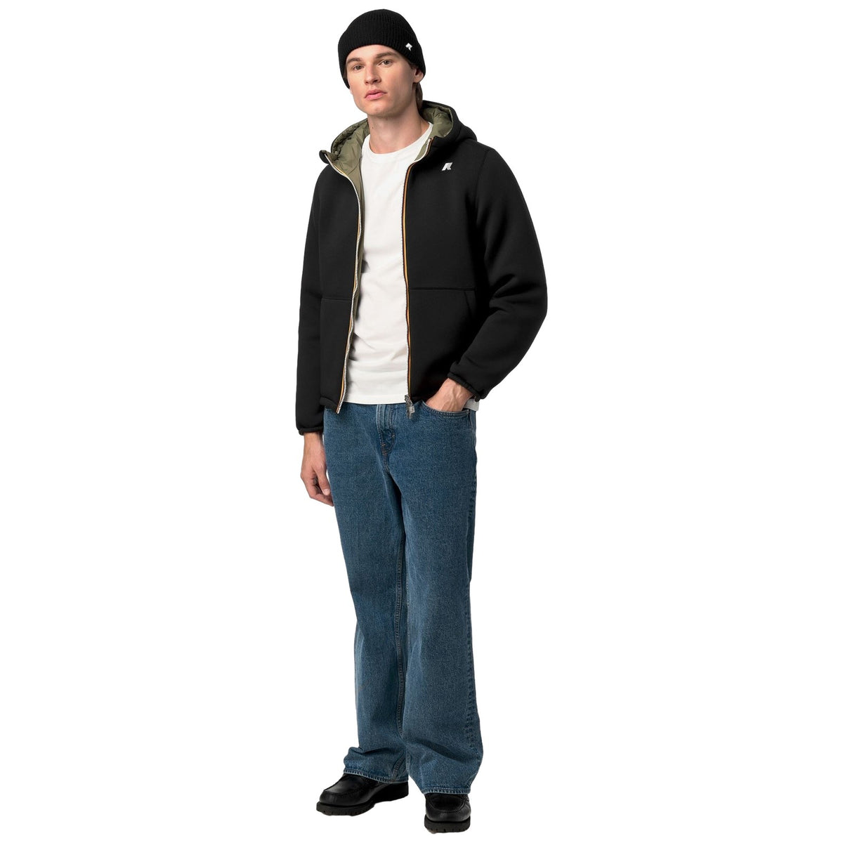 Giubbotti Uomo K-Way - Jack Spacer Nylon Double - Nero
