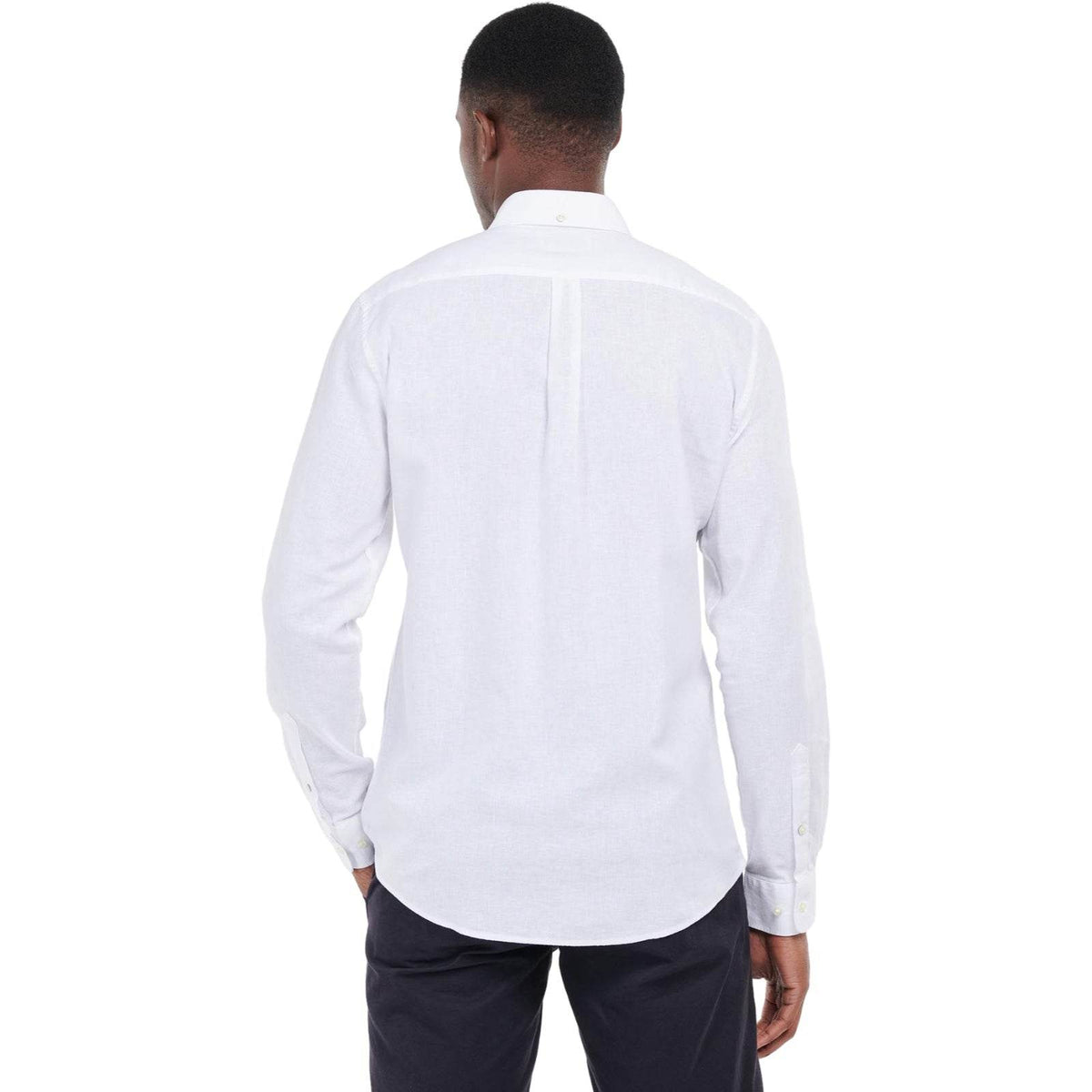 Camicie casual Uomo Barbour - Nelson Tailored Shirt - Bianco