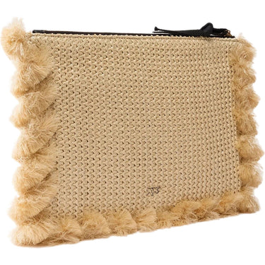 Borse a spalla Donna Pinko - Flat Handle Rafia - Beige di Pinko su Gianni Foti