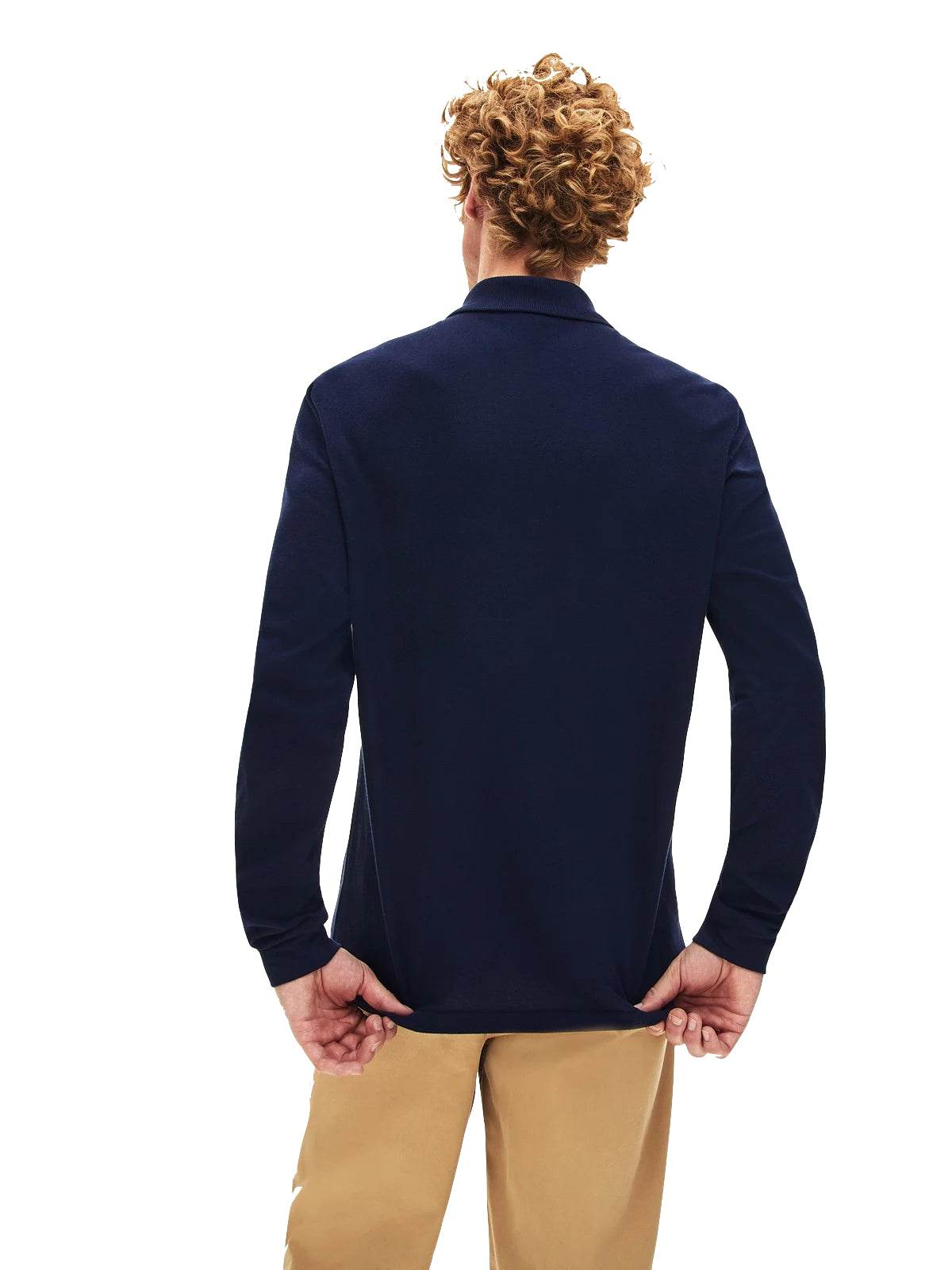 Polo Uomo Lacoste - Polo Basic Manica Lunga - Blu-Gianni Foti