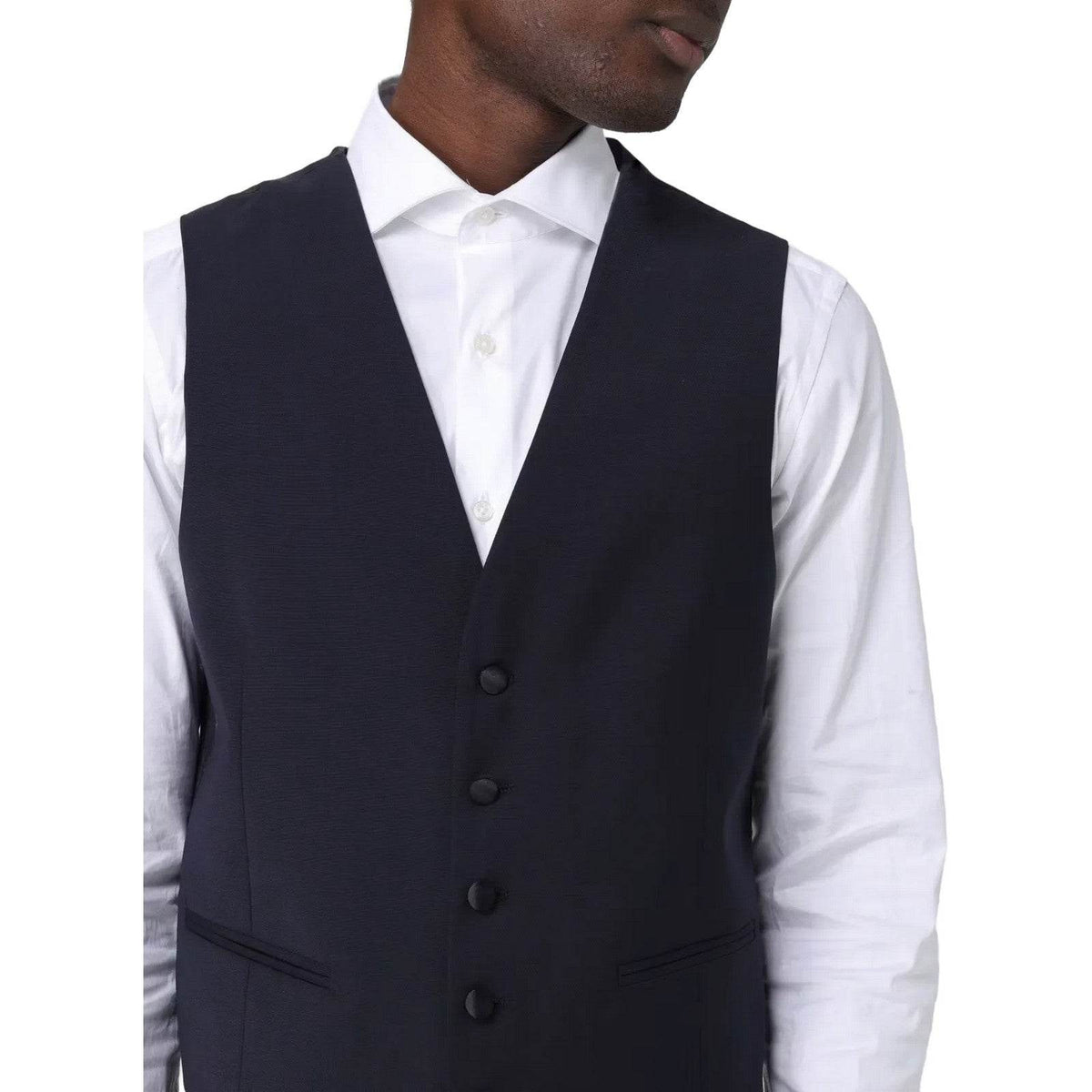 Abiti Uomo Manuel Ritz - Abito Con Gilet - Blu-Gianni Foti