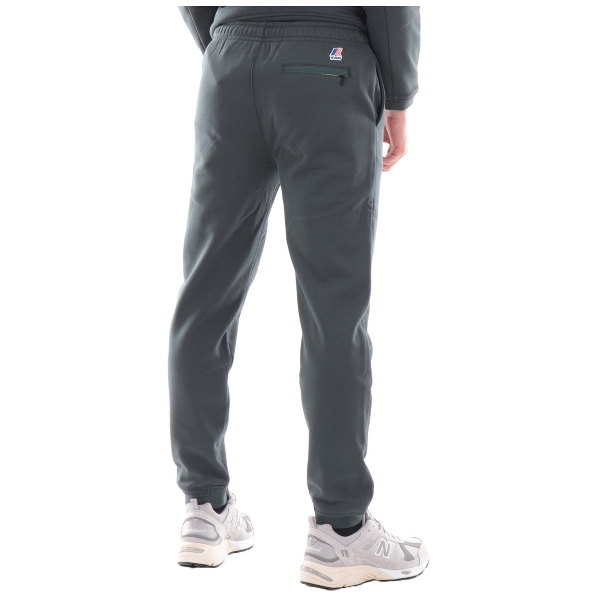 Pantaloni Uomo K-Way - Philbert Brushed Pc - Verde