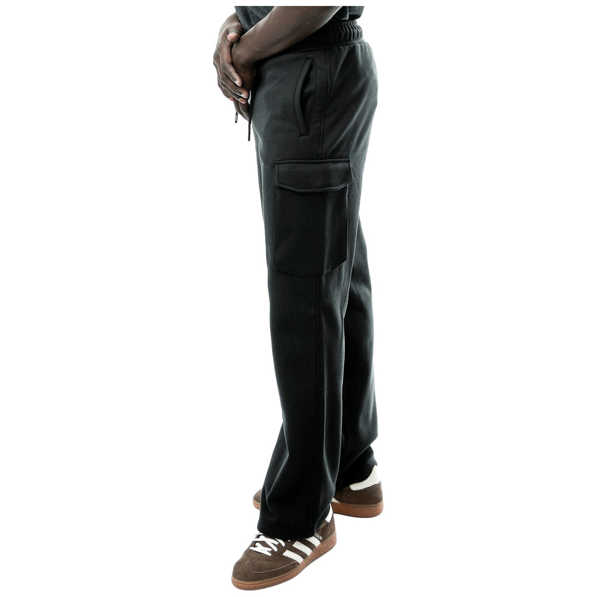 Pantaloni Uomo K-Way - Vaast Brushed Pc - Nero