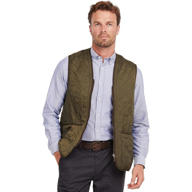 Gilet Uomo Barbour - Polarquilt Waistcoat Zip Liner - Oliva