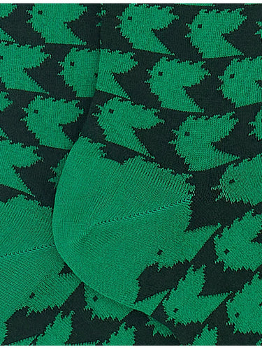 Calze Uomo Gallo - Calza Lunga - Verde-Gianni Foti
