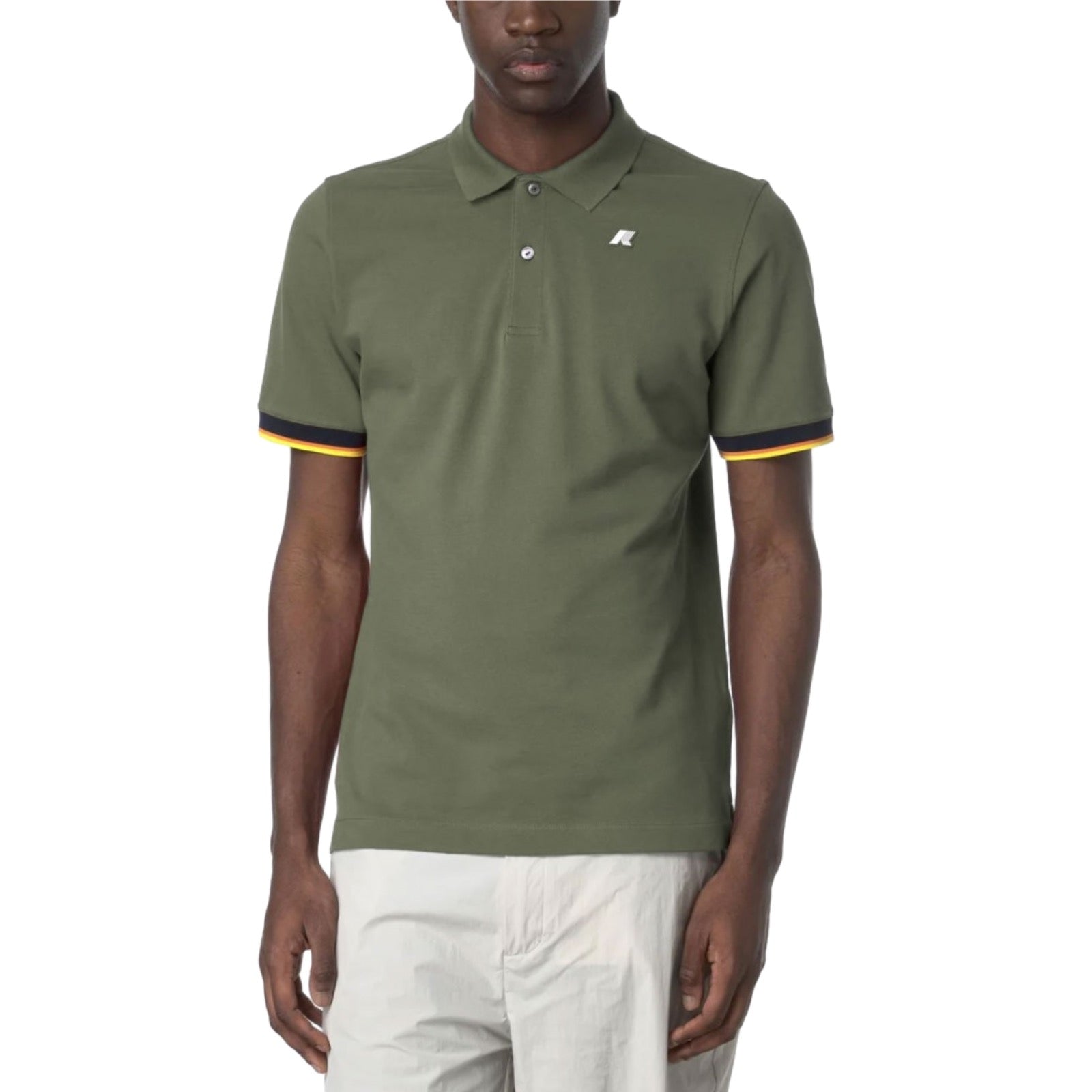 Polo Uomo K-Way - Vincent Pique - Verde
