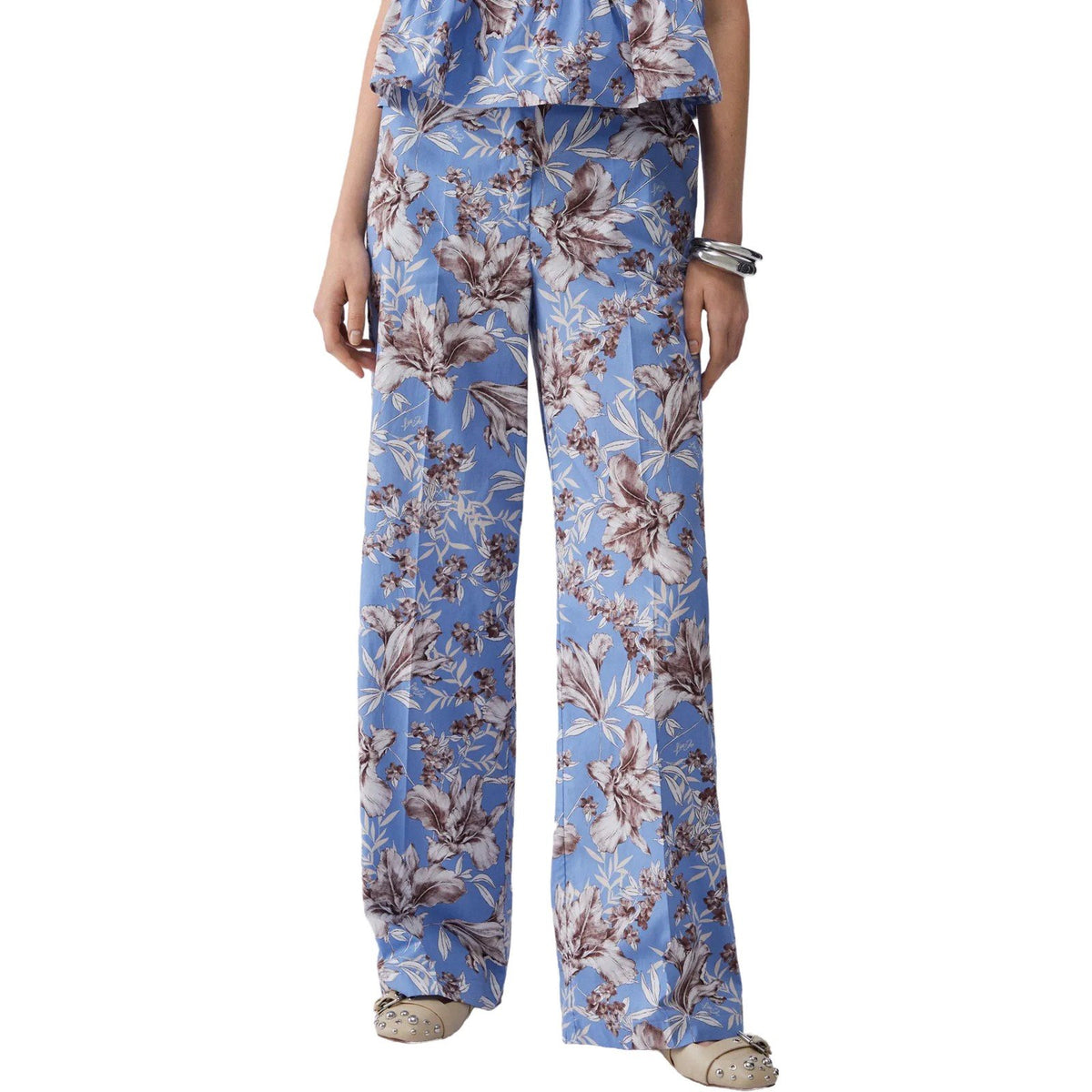 Pantaloni Donna Liu Jo - Pantalone tessuto - Blu-Gianni Foti