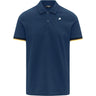 Polo Uomo K-Way - Vincent Pique - Blu-Gianni Foti