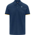 Polo Uomo K-Way - Vincent Pique - Blu-Gianni Foti