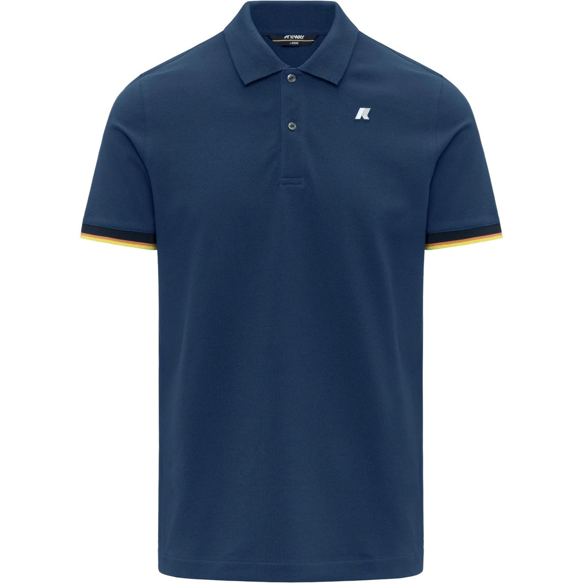 Polo Uomo K-Way - Vincent Pique - Blu-Gianni Foti