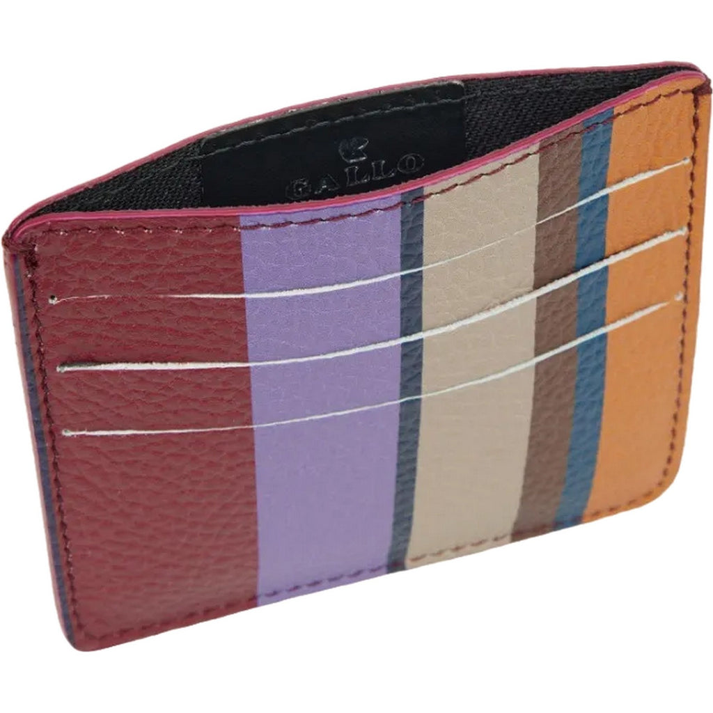 Beauty Case Uomo Gallo - Uni Porta Cc Apertura Centrale Pelle - Rosso