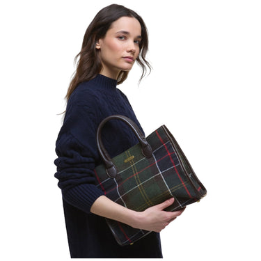 Borse Tote Donna Barbour - Barrhill Tartan Tote Bag - Multicolore